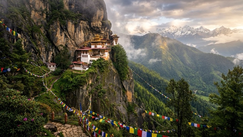 Paro Taktsang Tiger's Nest in Bhutan